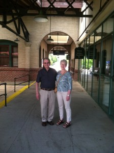 Mom & Dad at the Station